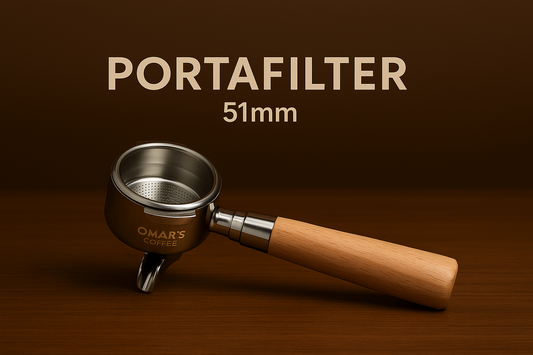 Wooden Handle Portafilter 51mm